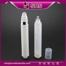 SRS high quality luxury empty plastic airless roll on 15 ml serum bottle